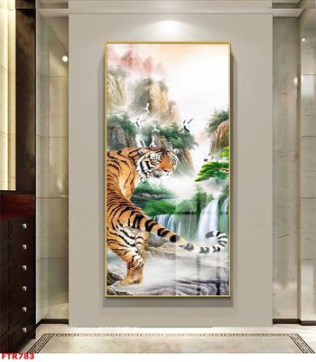 File tranh File gốc tranh rồng hổ FTR783 (gốc) chủ đề động vật