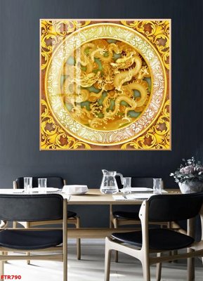 File tranh File gốc tranh rồng hổ FTR790 (bản gốc) in lụa 3D