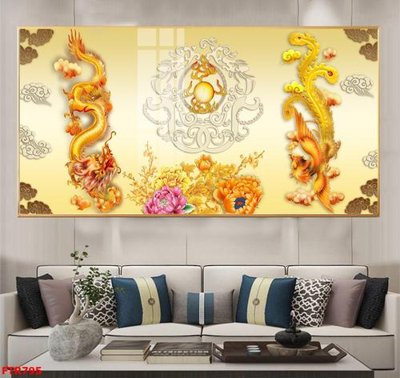 Mua file tranh gốc File gốc tranh rồng hổ FTR795 tại Filetranh.com