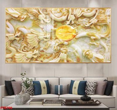 File gốc File gốc tranh rồng hổ FTR799 (in lụa) tranh thuận buồm