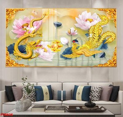 File gốc File gốc tranh rồng hổ FTR825 (ảnh chi tiết) để in ấn