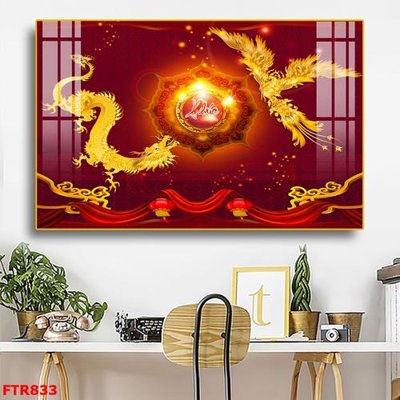File ảnh gốc File gốc tranh rồng hổ FTR833 (chuyên in mica)