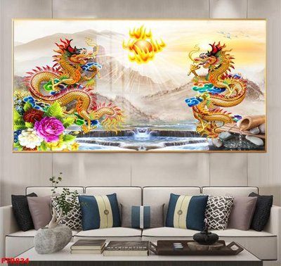 File ảnh File gốc tranh rồng hổ FTR834 (gốc) in backdrop sự kiện