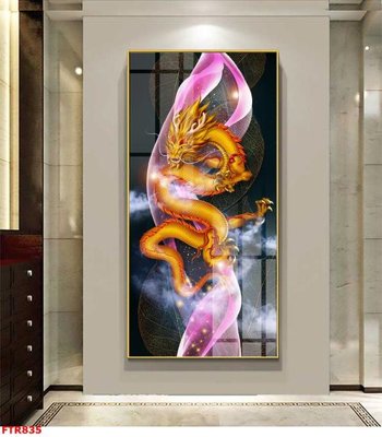 File gốc File gốc tranh rồng hổ FTR835 (phiên bản chuẩn) để in ấn