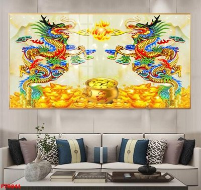 Tải về file tranh gốc File gốc tranh rồng hổ FTR841 (để in quảng cáo)