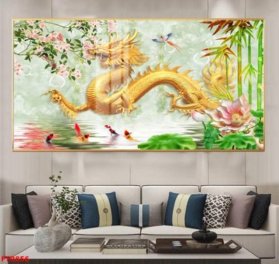 File gốc File gốc tranh rồng hổ FTR856 (in tráng gương) nghệ thuật