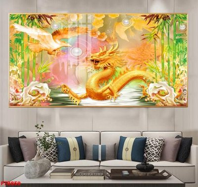 Tải file File gốc tranh rồng hổ FTR859 (gốc) làm tranh trang trí