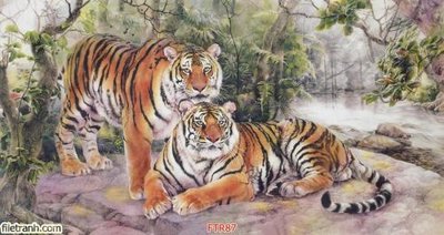 Tải file File gốc tranh rồng hổ FTR87 (gốc) in ấn chất lượng