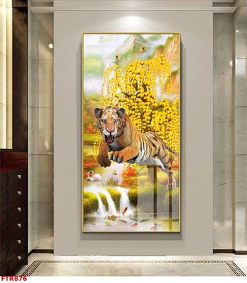 Download file File gốc tranh rồng hổ FTR876 (chuẩn in) File gốc tranh rồng hổ FTR876