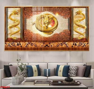 File tranh gốc File gốc tranh rồng hổ FTR877 (bản đẹp) độc quyền