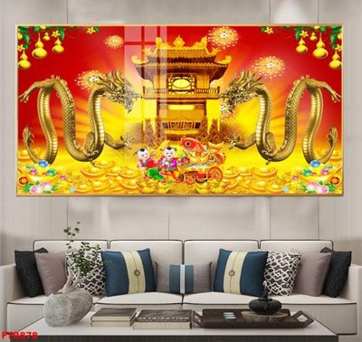 File gốc File gốc tranh rồng hổ FTR878 (phong cách) châu Âu