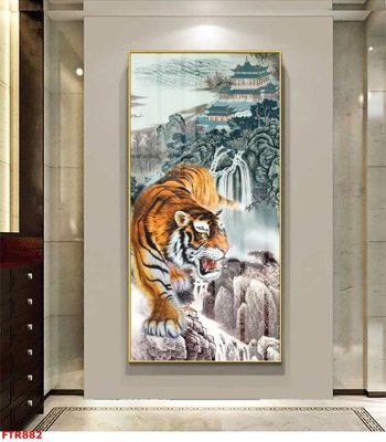 Tải về hình ảnh gốc File gốc tranh rồng hổ FTR882 sắc nét