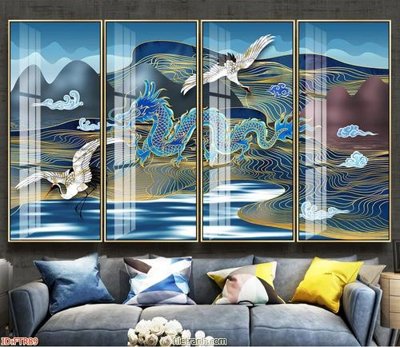 Tệp tin gốc File gốc tranh rồng hổ FTR89 (chất lượng) File gốc tranh rồng hổ FTR89