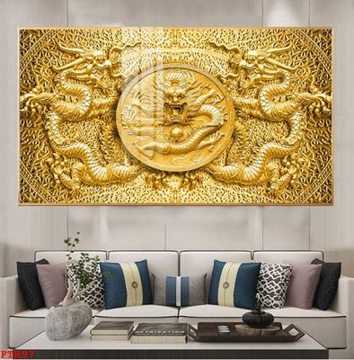 Tải file File gốc tranh rồng hổ FTR97 (gốc) chủ đề hoa sen