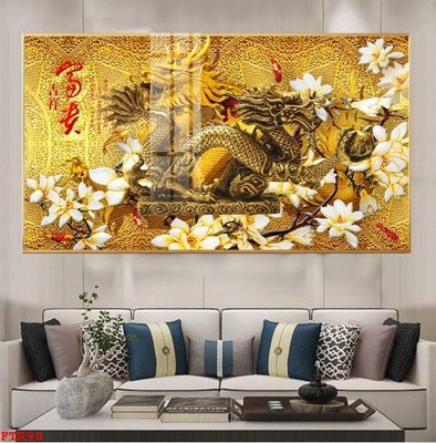 File tranh in trần File gốc tranh rồng hổ FTR98 (ảnh gốc siêu nét)