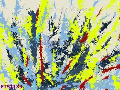 File gốc File in tranh tường hiện đại FTS1139 (chuẩn CMYK) cho nhà in