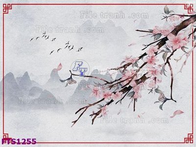 File gốc File in tranh tường hiện đại FTS1255 (chuẩn CMYK) cho nhà in