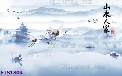 File ảnh File in tranh tường hiện đại FTS1304 (gốc) in quảng cáo ngoài trời