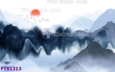Hình ảnh gốc File in tranh tường hiện đại FTS1313 (để in khổ lớn)