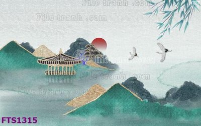 Tải file File in tranh tường hiện đại FTS1315 (ảnh gốc) in tranh kính