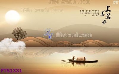 File in trần File in tranh tường hiện đại FTS1331 (file gốc) hoa văn 3D