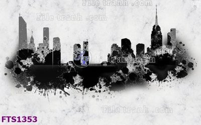 File gốc File in tranh tường hiện đại FTS1353 (thiết kế) cho in ấn