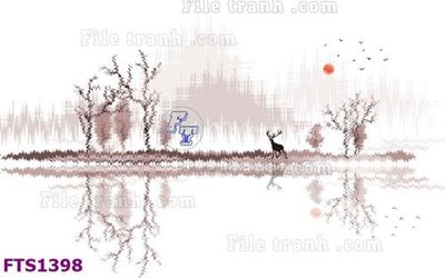 File gốc in ấn File in tranh tường hiện đại FTS1398 chuẩn màu CMYK