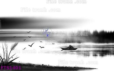 File tranh File in tranh tường hiện đại FTS1401 (gốc) chủ đề thiên nhiên
