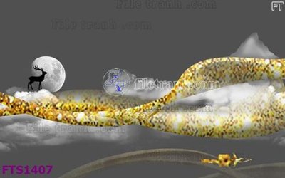 Download file File in tranh tường hiện đại FTS1407 (gốc) cho xưởng in