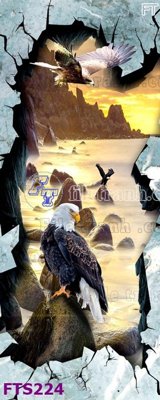 File gốc File in tranh tường hiện đại FTS224 (in lụa) tranh phong thủy