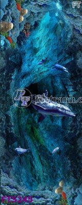 File gốc File in tranh tường hiện đại FTS245 (in tráng gương) hiện đại