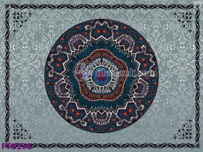 File gốc File in tranh tường hiện đại FTS275 (in lụa) tranh mã đáo