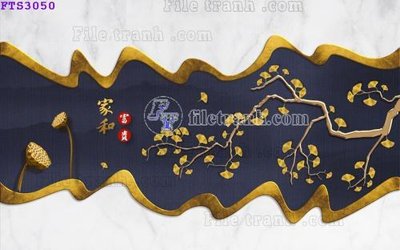 File tranh trang trí File in tranh tường hiện đại FTS3050 (file gốc)
