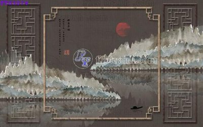 File gốc File in tranh tường hiện đại FTS3074 (in lụa) cao cấp