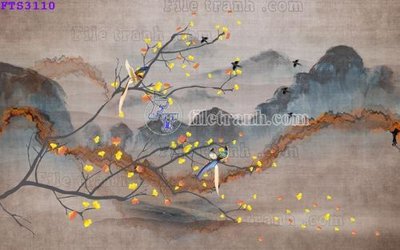 Tải file PSD File in tranh tường hiện đại FTS3110 (nguyên layer) để in