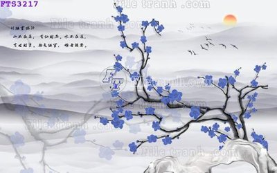 File gốc File in tranh tường hiện đại FTS3217 (cho in ấn) độc quyền