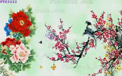 File gốc File in tranh tường hiện đại FTS3222 (trang trí) phòng làm việc