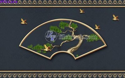 File gốc File in tranh tường hiện đại FTS3284 (chuẩn màu) cho in offset