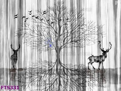 Tải về hình ảnh gốc File in tranh tường hiện đại FTS331 sắc nét