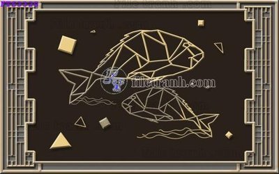 Hình ảnh file gốc in trần nhà File in tranh tường hiện đại FTS3320