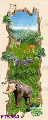 File in ấn File in tranh tường hiện đại FTS334 (bản gốc) từ file gốc