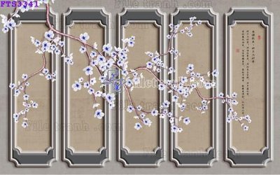 File in ấn chuyên nghiệp File in tranh tường hiện đại FTS3341 (file gốc)