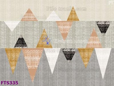 File in trần File in tranh tường hiện đại FTS335 (file gốc) phong thủy