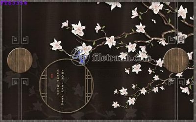 File gốc File in tranh tường hiện đại FTS3354 (in lụa) chi tiết cao