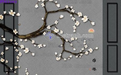 File PSD File in tranh tường hiện đại FTS3362 (gốc) cho designer