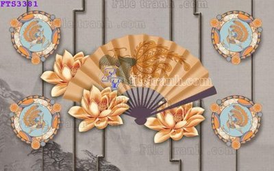 File in ấn File in tranh tường hiện đại FTS3381 (bản gốc) chất lượng cao