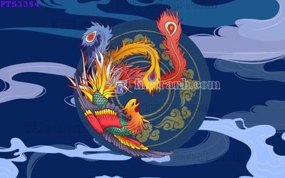 File tranh in tráng gương File in tranh tường hiện đại FTS3384 (siêu nét)