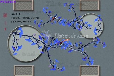 File tranh trang trí File in tranh tường hiện đại FTS3404 (file gốc)