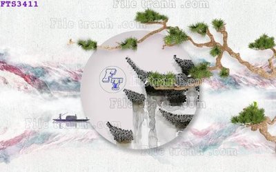 File in ấn cao cấp File in tranh tường hiện đại FTS3411 (file gốc)
