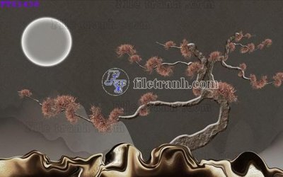 Hình ảnh file gốc File in tranh tường hiện đại FTS3438 cho in UV